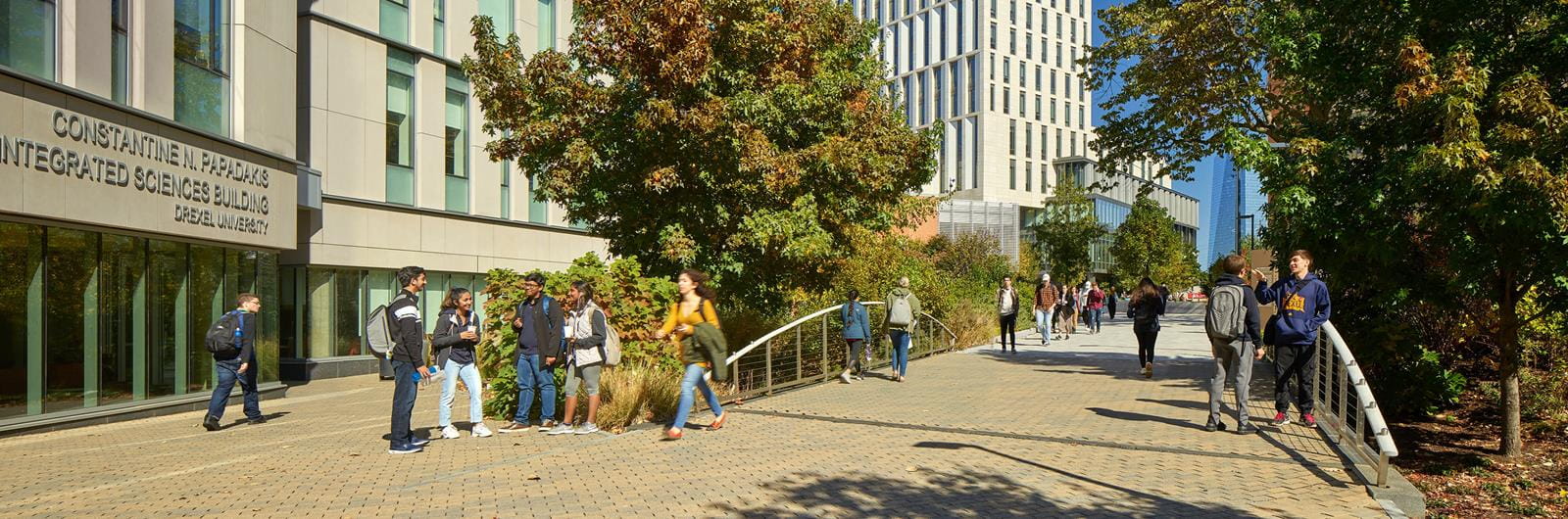 Walkway to Drexel Quad