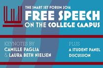 A poster for the Free Speech Forum being hosted by Drexel's Pennoni Honors College.