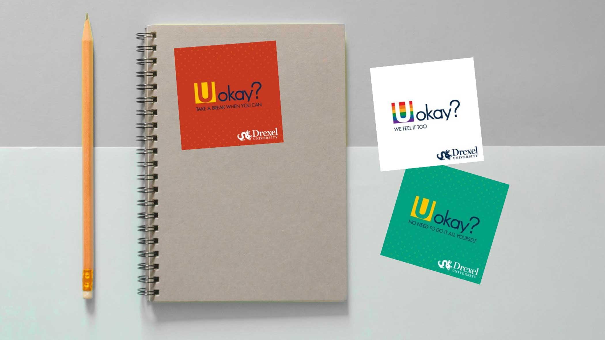 uOkay Campaign stickers