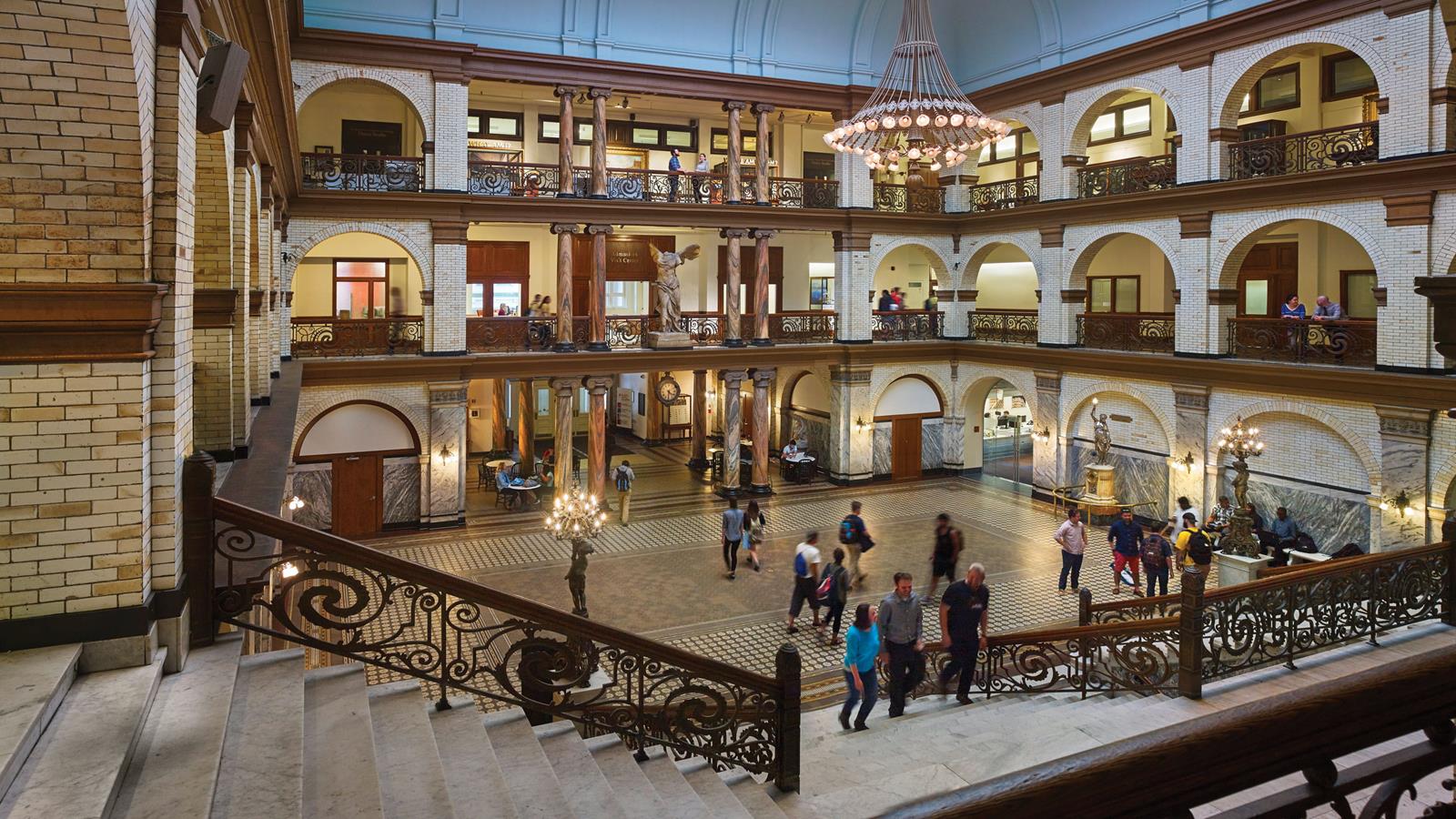 Drexel University Main Building Stairwell