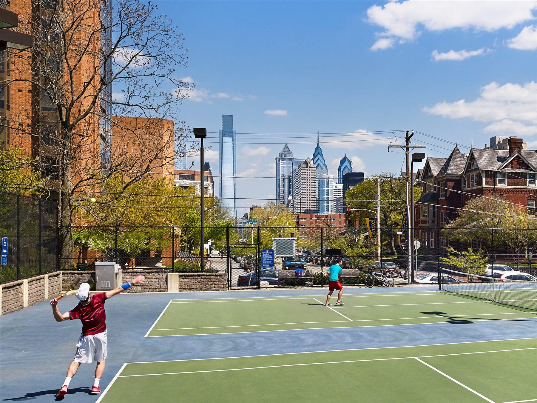 Drexel tennis courts