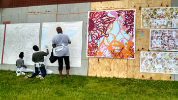 11th Street Hosts Painting a Healthy City 
