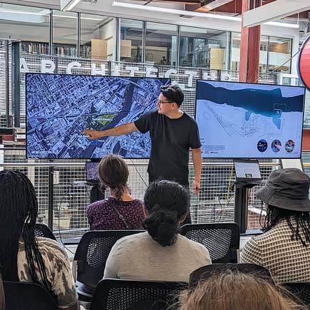 2023 Drexel Charrette Drexel students from all majors and departments participate in the 2023 charette hosted by the Westphal College of Media Arts and Design