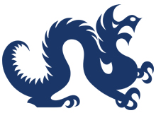 Drexel Dragon Logo Blue
