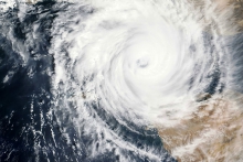 Hurricane from above