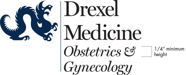 Drexel Medicine embroidery logo example
