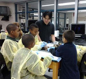 Students and faculty at the College of Medicine participate in several outreach projects.