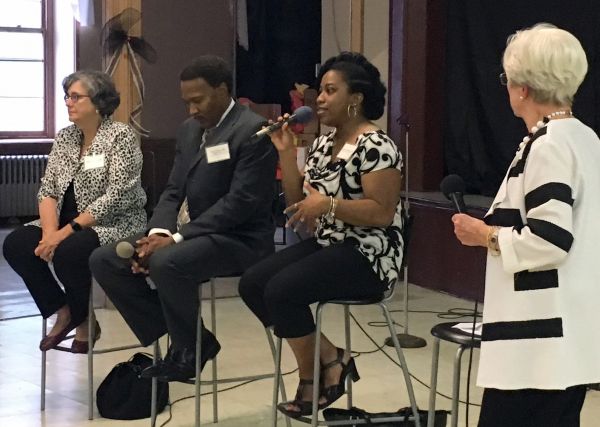 Panelists and moderator from the 2018 Conversation About Heart Health