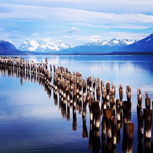An old pier at Puerto Natales in Chile. Photo by Rebecca Olsho, BA international area studies '17.