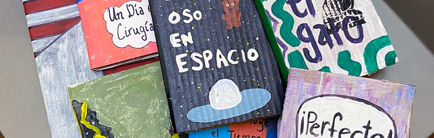 Drexel Cartonera: Memorias al carton – students in Celeste Mann's Spanish 410 course create 'cardboard memory' books